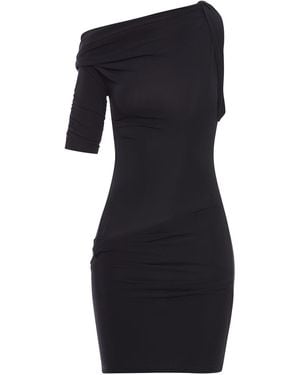 Jacquemus Drapeado Dress - Black