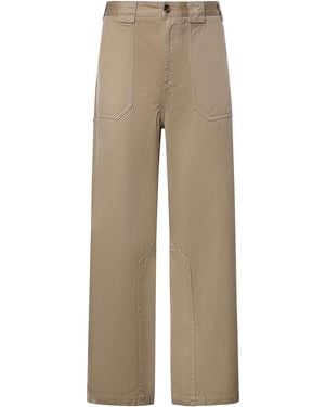 Loewe Cotton Pants - Natural