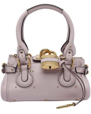 Chloé E Light Lilac Small Paddington Handbag - Pink