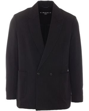 Circolo 1901 Double Breasted Jacket - Black