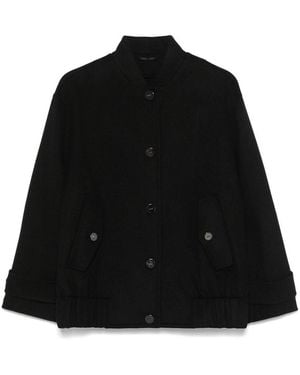 Liu Jo Wool Jacket With Pockets - Black