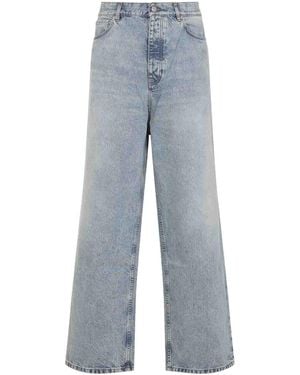 Balenciaga Cut-Up Baggy Pants in Blue for Men | Lyst UK