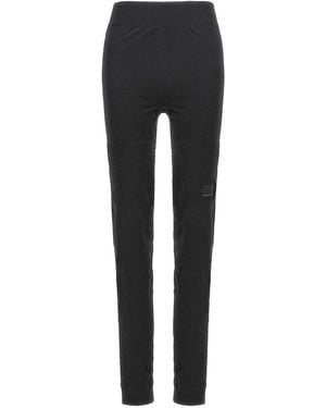 MM6 by Maison Margiela High-Waisted Stretch Tech Fabric Leggings - Black