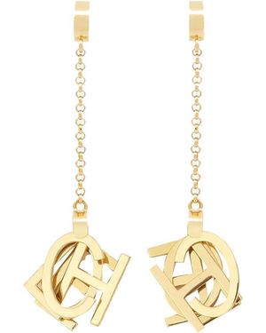 Chloé And Letters Earrings - Metallic