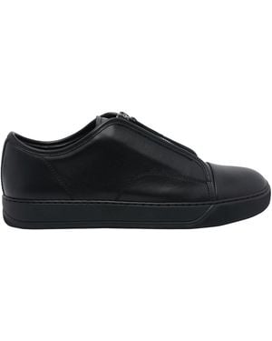 Lanvin Dbb1 Zip Sneakers - Black