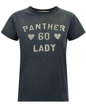 Valentino Garavani Panther Lady Cotton T-Shirt - Black