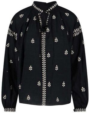 Isabel Marant Rodis Silk Blouse - Black