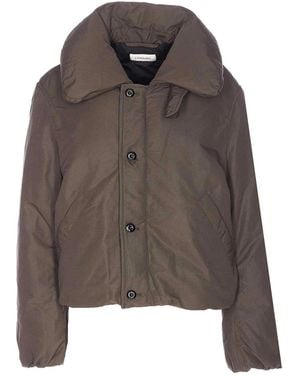 Lemaire Dark Espress Puffer Down Jacket - Brown