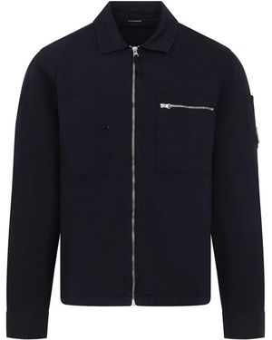 C.P. Company Cp Company Cotton Shirt - Blue