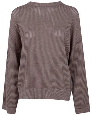 Brunello Cucinelli Round Neck Jumper - Brown