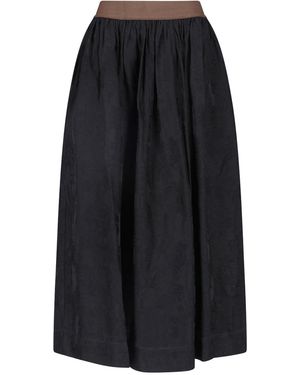 Uma Wang Midi Skirt - Black