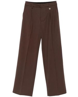 Dondup Pantaloni Larghi - Marrone
