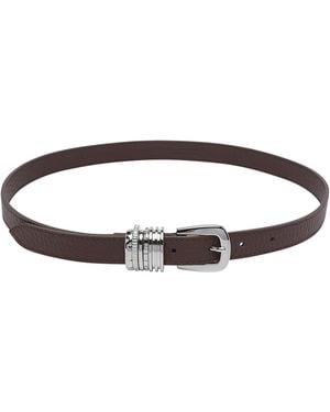 Orciani Leather Belt - Brown