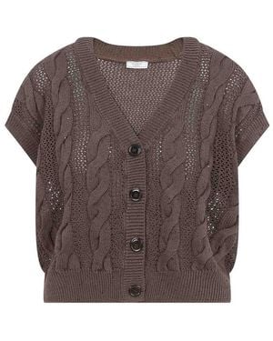 Peserico Cotton Top - Brown