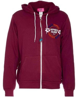 APRÈS SURF Wine Sydney Hoodie - Red