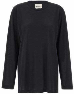 KHAITE Morton' T-Shirt - Blue