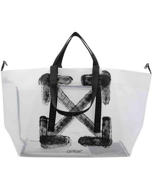 Off-White c/o Virgil Abloh Borsa Tote Trasparente Ripstop - Multicolore