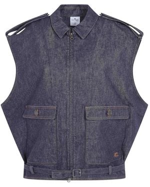 Courreges Giubbotto Bomber - Blu