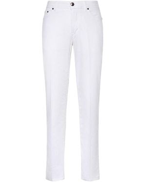 Sartorio Napoli Pantalón Casual - Blanco