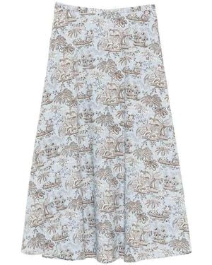 STAUD Axel Skirt - Gray