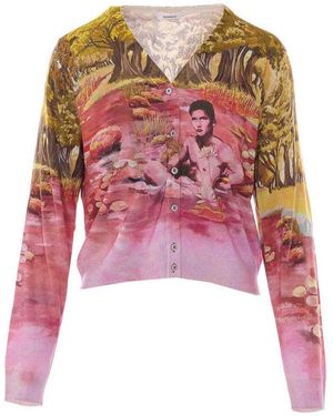 Versace Knit Cardigan - Pink
