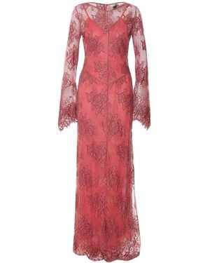 Aniye By Deep Ribbon Noa Lace Dress - Red