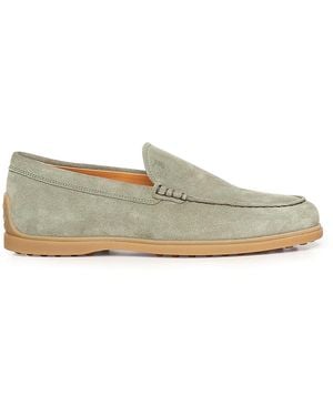 Tod's Suede Loafer Slipper - Brown