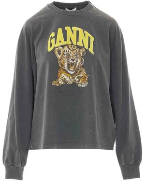 Ganni Swatshirt - Gray
