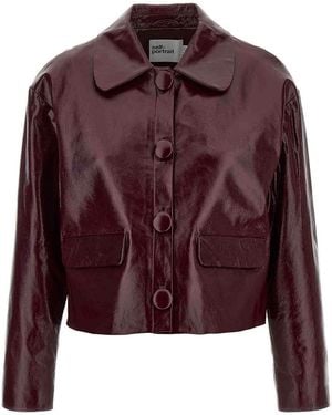 ジャケット Self-Portrait Jacket Self-Portrait Textured Denim Jacket | Saks Fifth Avenue