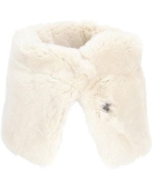 Antipast Fur Muffler Scarf - White