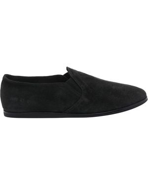 Common Projects Suede Slippers - Black