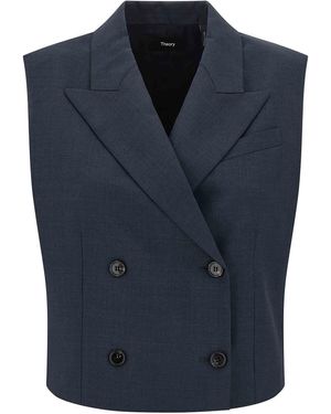 Theory Gilet Doppiopetto - Blu