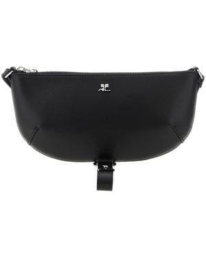 Courreges Holy Eclipse Shoulder Bag - Black
