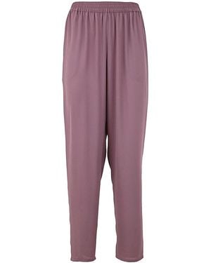 Gianluca Capannolo Mila Elastic Waist Pant - Purple