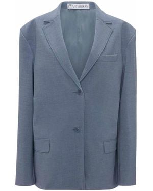 JW Anderson Single-Breasted Jacket - Blue