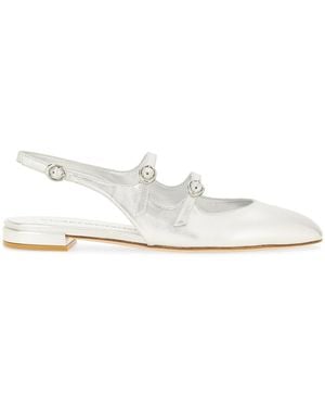 Stuart Weitzman Slingback Court Shoes Benni - White
