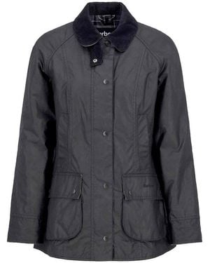 Barbour Beadnell Wax Jacket - Black