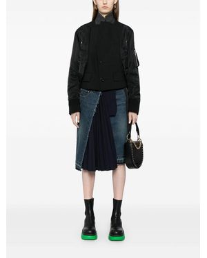 【SACAI】Emblem Silk Blend Single Jacket Emblem Double-Faced Silk Cotton Jacket | sacai Official