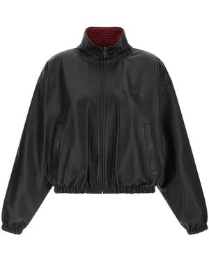 Balenciaga Reversible Leather Jacket - Black