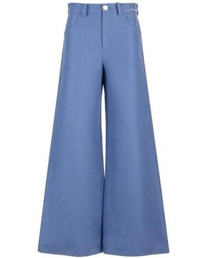 Marni Wide-Leg Pants - Blue