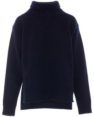 Bottega Veneta Suéter Cuello Redondo - Azul