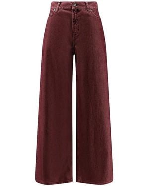 Golden Goose Jeans Boyfriend - Rojo