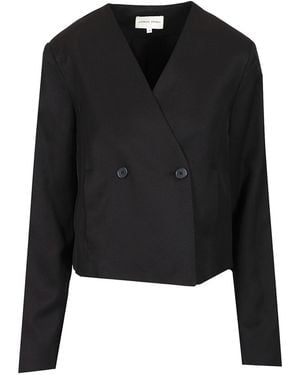 Loulou de Saison Cropped Blazer - Black