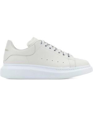 McQueen Leather Sneakers - White