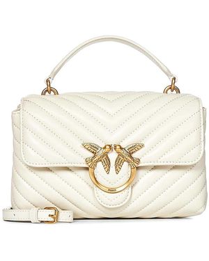 Pinko Mini Lady Love Bag Puff Bag - White