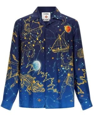 CASABLANCA Astrology' Shirt - Blue