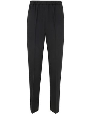 Dries Van Noten Tapered Casual Trousers - Black