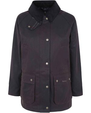 Barbour Rustic Acorn Waxed Jacket - Blue
