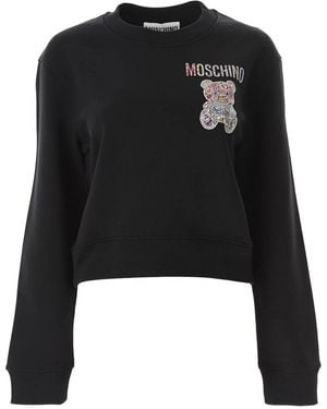 Moschino Jewel Bear Sweatshirt - Black
