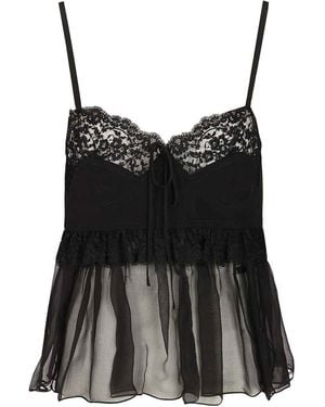 Chloé Lingerie Top - Black